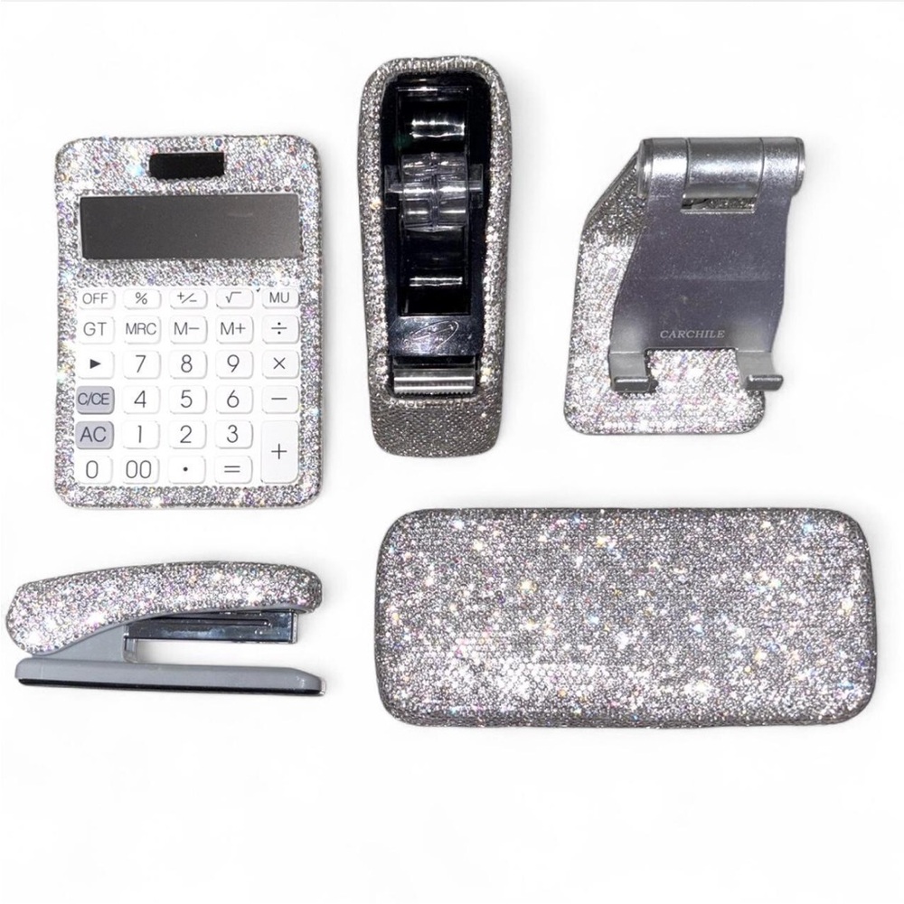 Rhinestone Office Supplies Set